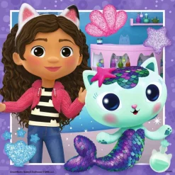 Ravensburger - Puzzle 3x49 piezas Gabby's Dollhouse, colección multicolor ㅤ