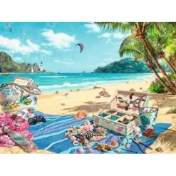 Ravensburger - Rompecabezas de colección de conchas, 1000 piezas, flora y fauna ㅤ