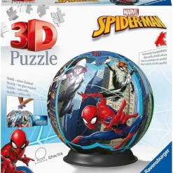 Ravensburger - Spider-man - Puzzle 3D Spider-Man Ball, 72 piezas ㅤ