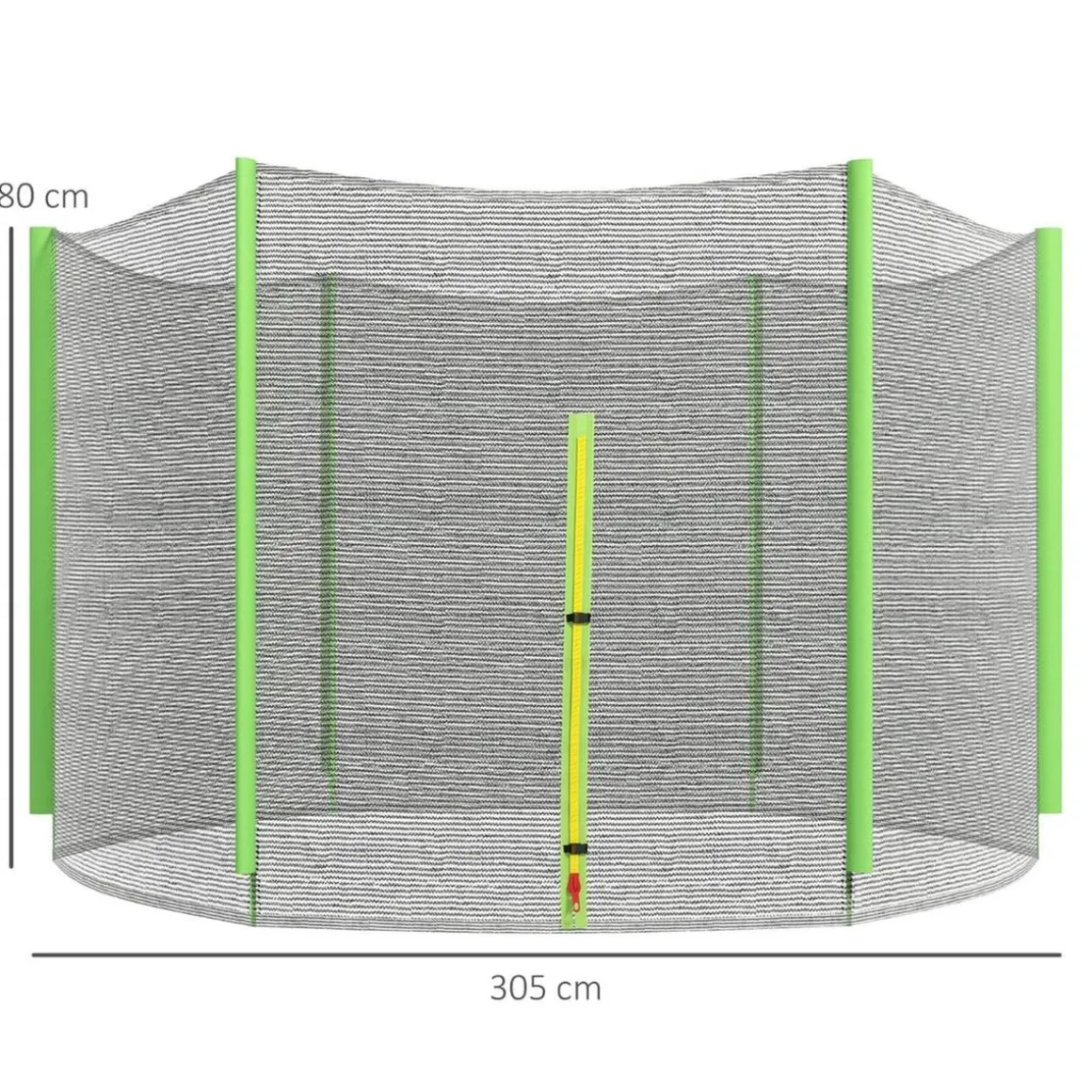 Red de seguridad para trampolín Ø305 Verde