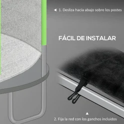 Red de seguridad para trampolín Ø305 Verde