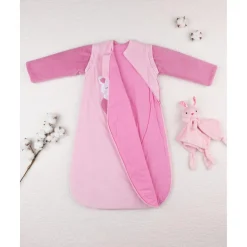 Saco de dormir con mangas bebé niña rosa TOG 3,5
