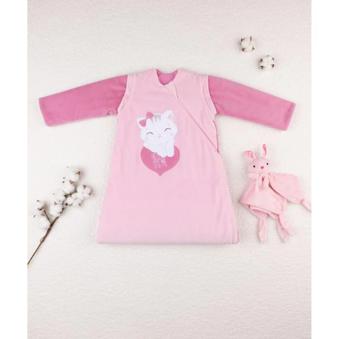 Saco de dormir con mangas bebé niña rosa TOG 3,5