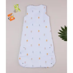 Saco de dormir unisex blanco baby smile