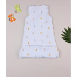 Saco de dormir unisex blanco baby smile