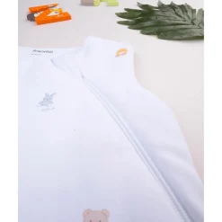Saco de dormir unisex blanco baby smile