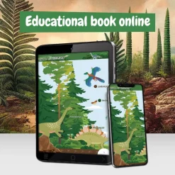 Science4you - Kit de terrario con juguetes de dinosaurios y pegatinas jurásicas ㅤ