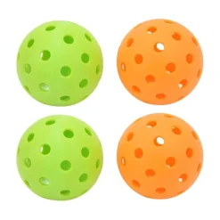 Set 4 pelotas de pickleball con bolsa-red