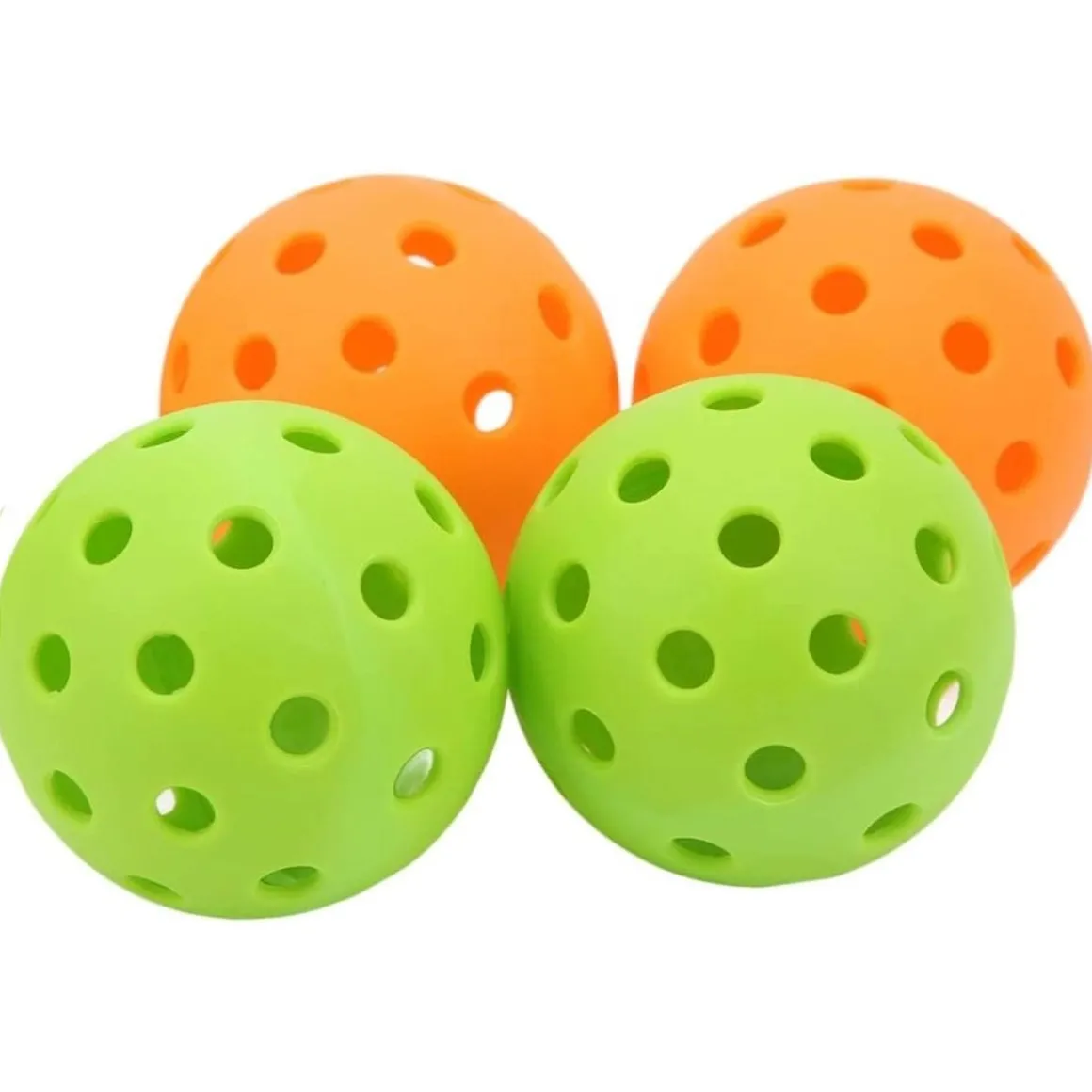 Set 4 pelotas de pickleball con bolsa-red