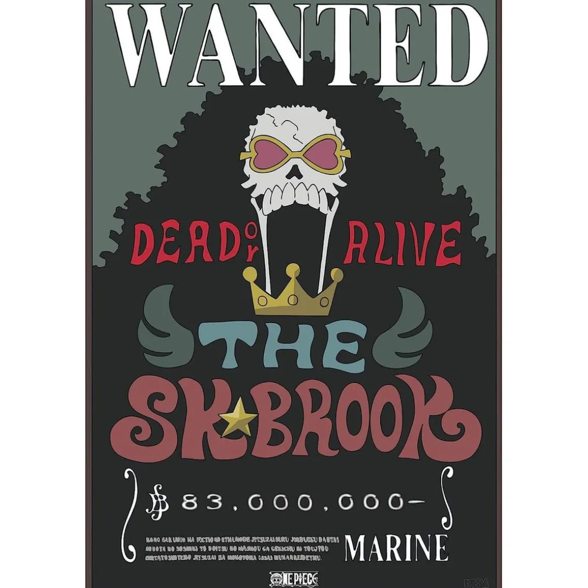 Set 2 posters One Piece - Chibi Wanted Brook & Chopper 52x38
