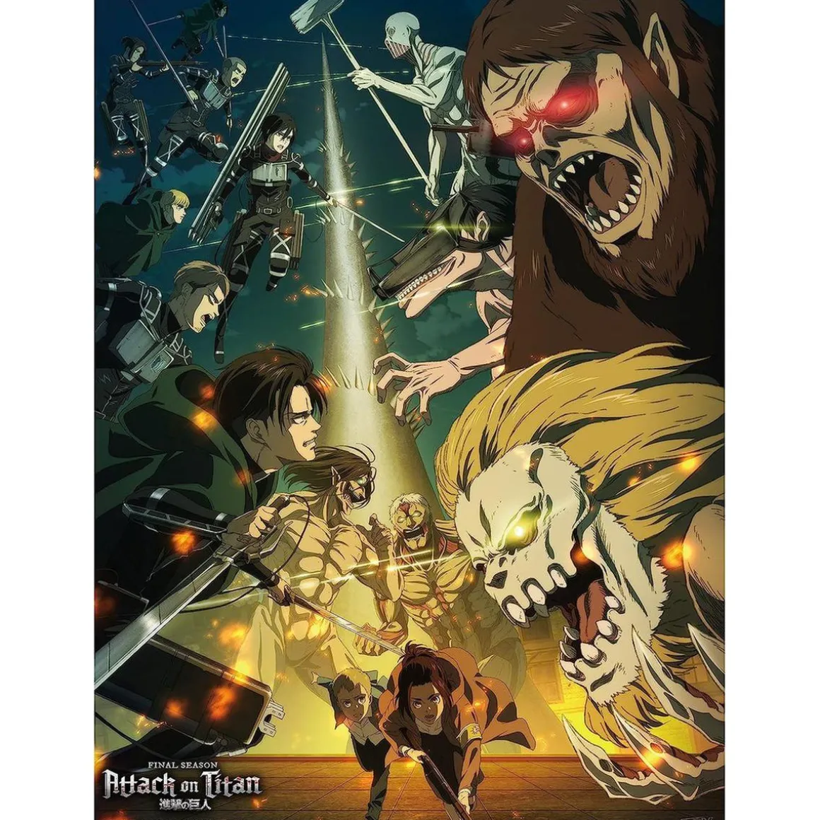 Set Chibi de posters Ataque a los Titanes