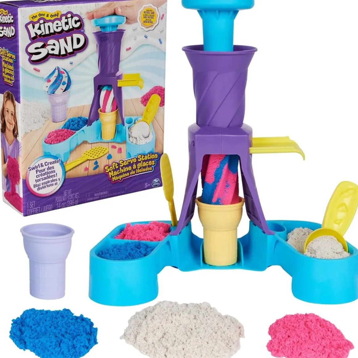 Set creativo de juguete sensorial con arena mágica