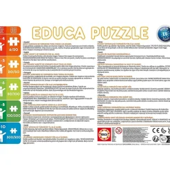 Set de 2 puzzles infantiles, 48 piezas cada uno, 28 x 20 cm ㅤ