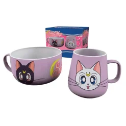 Set de desayuno Sailor Moon - Luna & Artemis