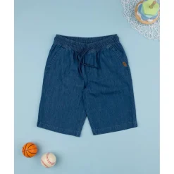 Short niña denim oscuro
