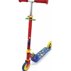 Smoby - Super Mario - Patinete de 2 ruedas Super Mario, regulable y multicolor ㅤ