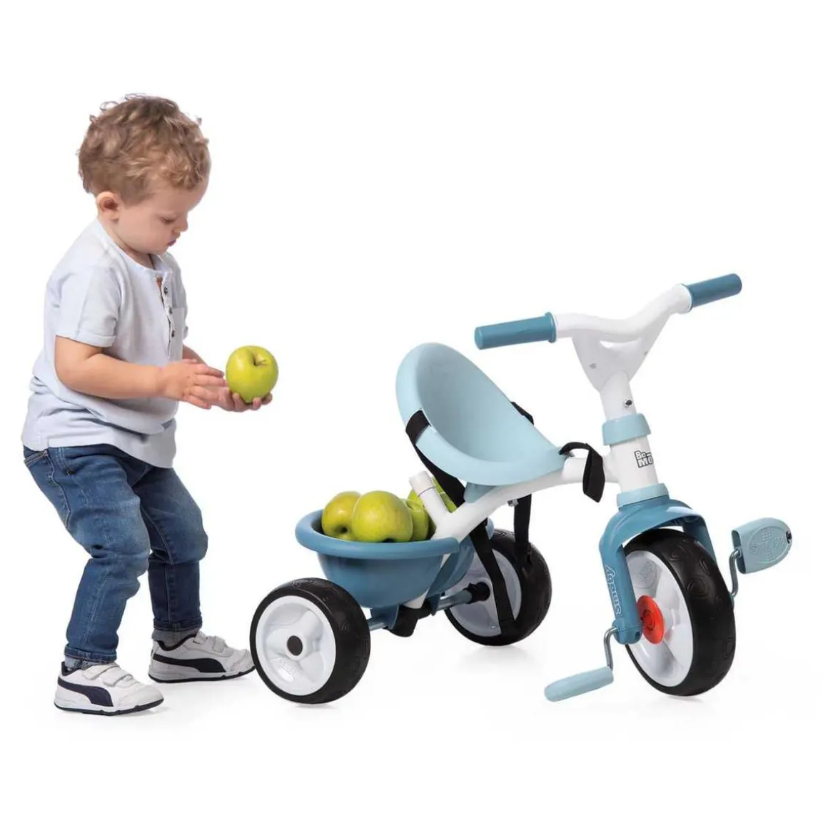 Smoby - Triciclo de metal Be Move en azul ㅤ
