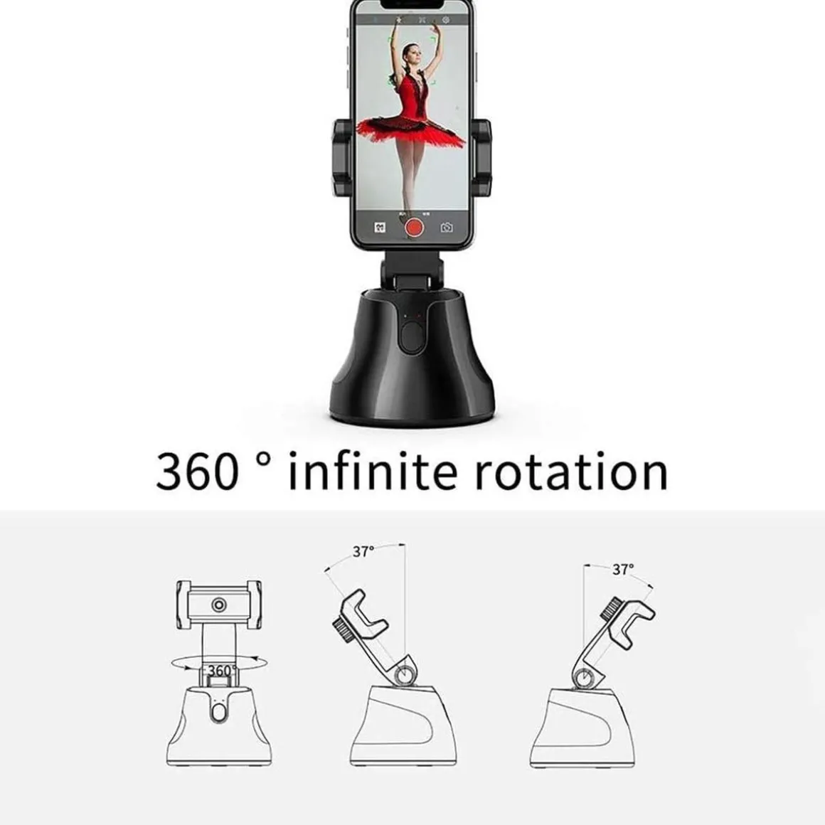 Soporte de seguimiento automático para móvil
