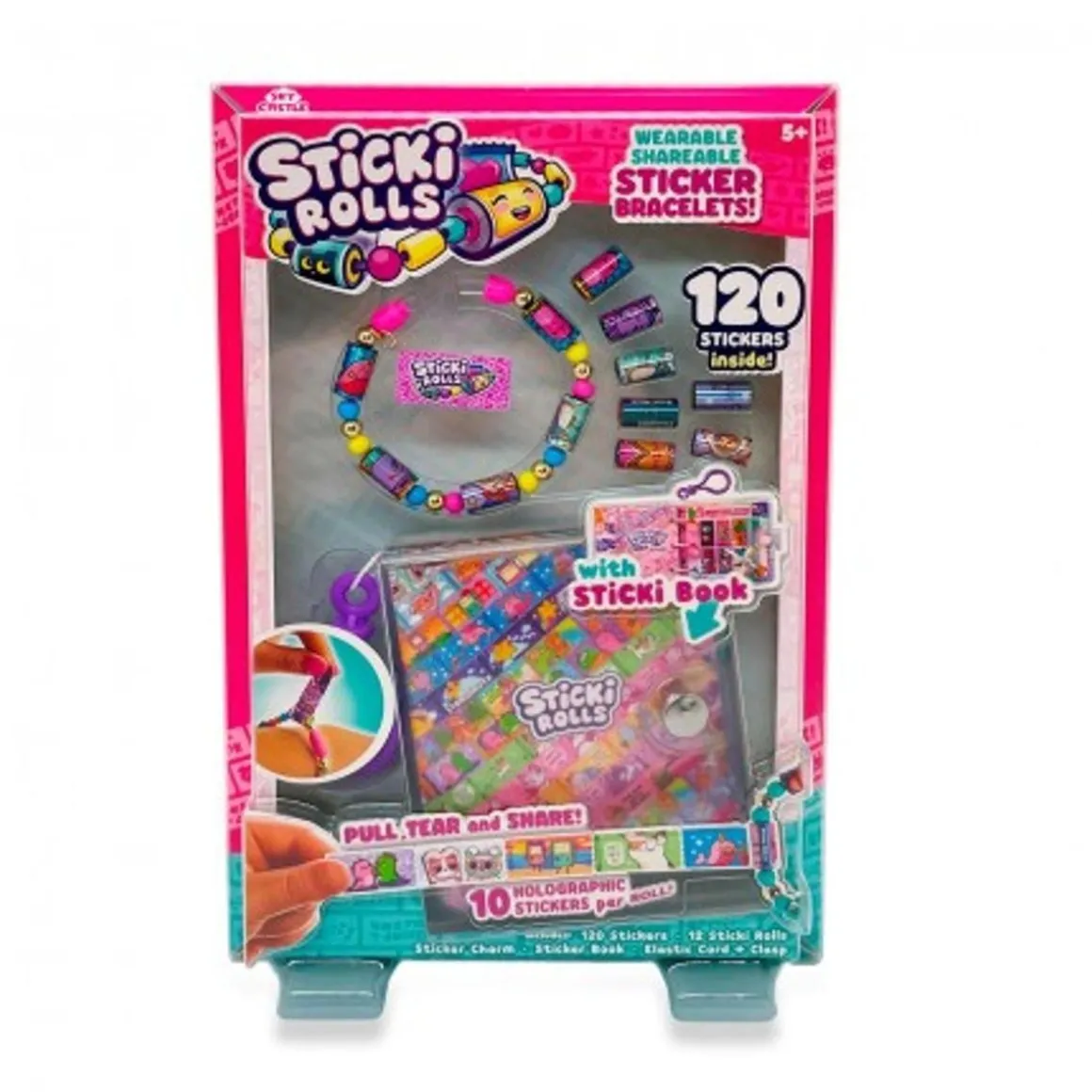 Sticki Rolls + Sticki Book - Pulseras con Pegatinas