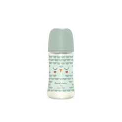 Suavinex - Bonhomia biberón con tetina sx pro búho verde +3 meses 270ml