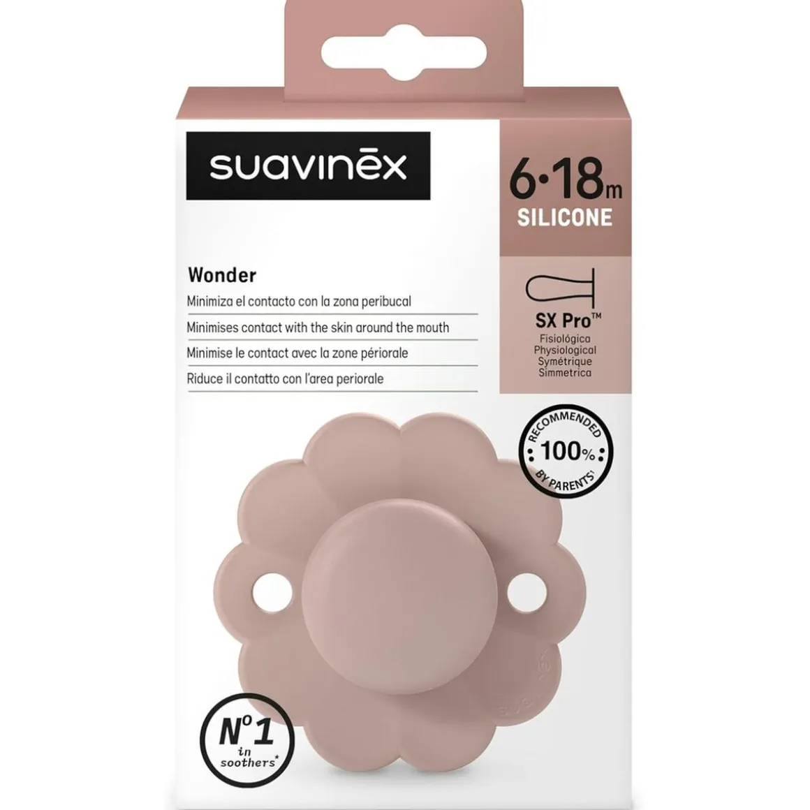 Suavinex - Chupete Wonder Mauve 6-18M