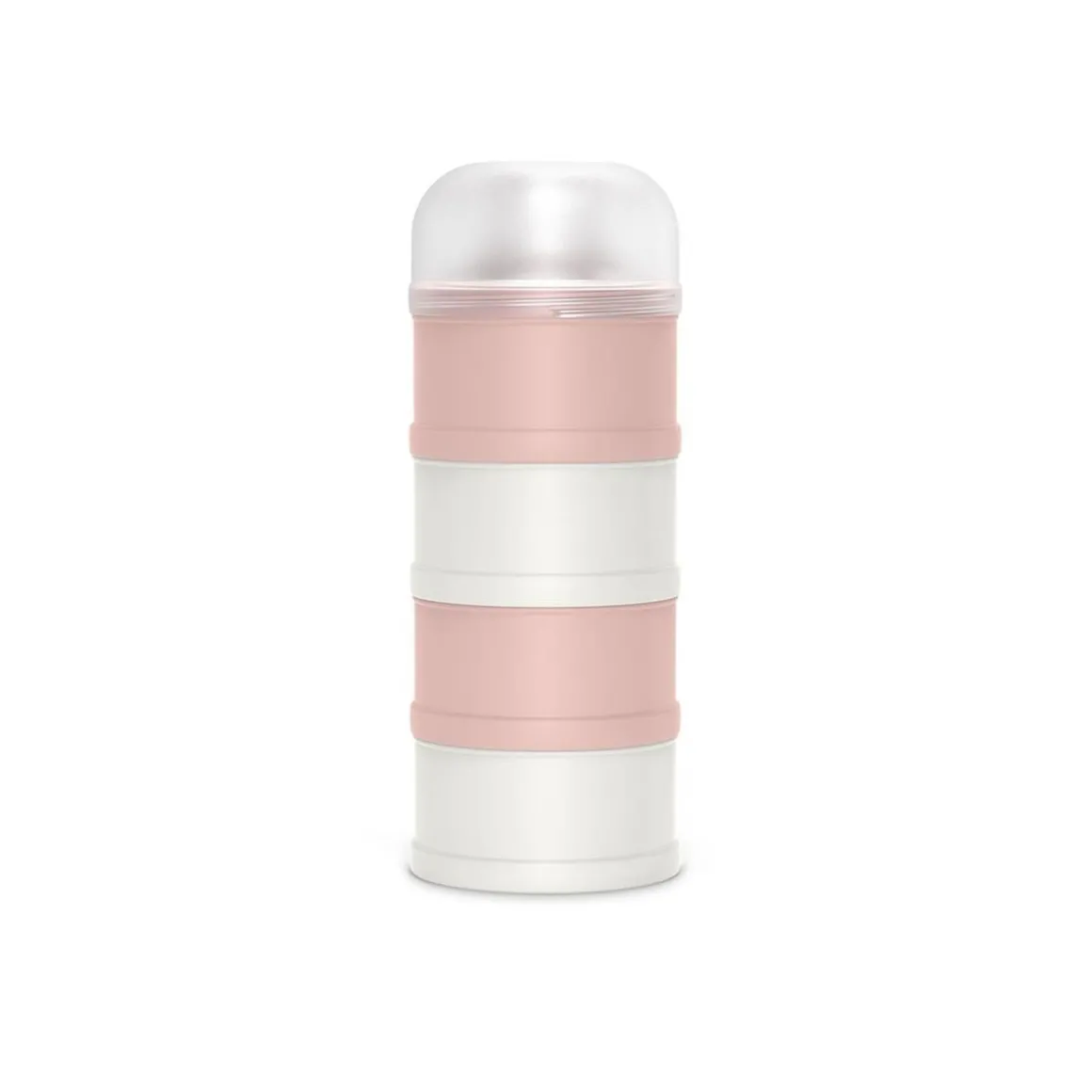 Suavinex - Dispensador de leche en polvo Bonhomia rosa. 4 compartimentos