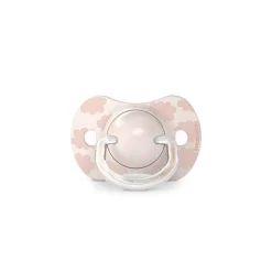 Suavinex - Set de 2 chupetes silicona 0-6 meses SX Pro Rosa