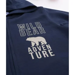 Sudadera niño azul oscuro capucha