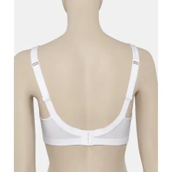 Sujetador de lactancia algodón lycra blanco copa d