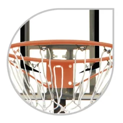Sun & Sport - Canasta de baloncesto 210 - 260 cm