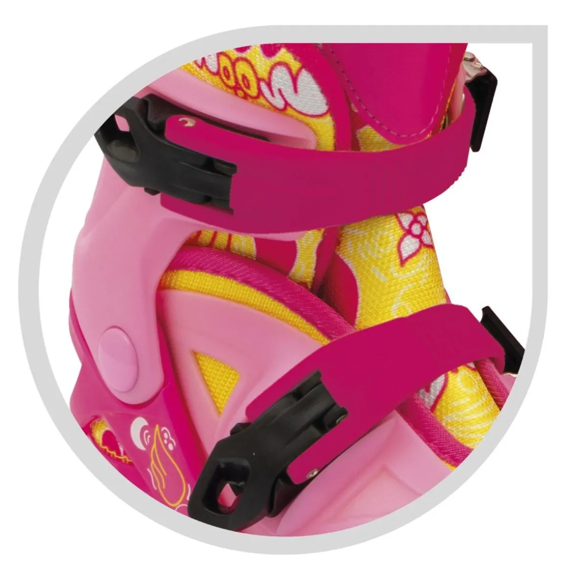 Sun & Sport - Patines rosas evolutivos 26-30
