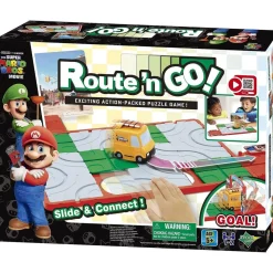 Super Mario - Juego de mesa Super Mario Route 'n Go ㅤ