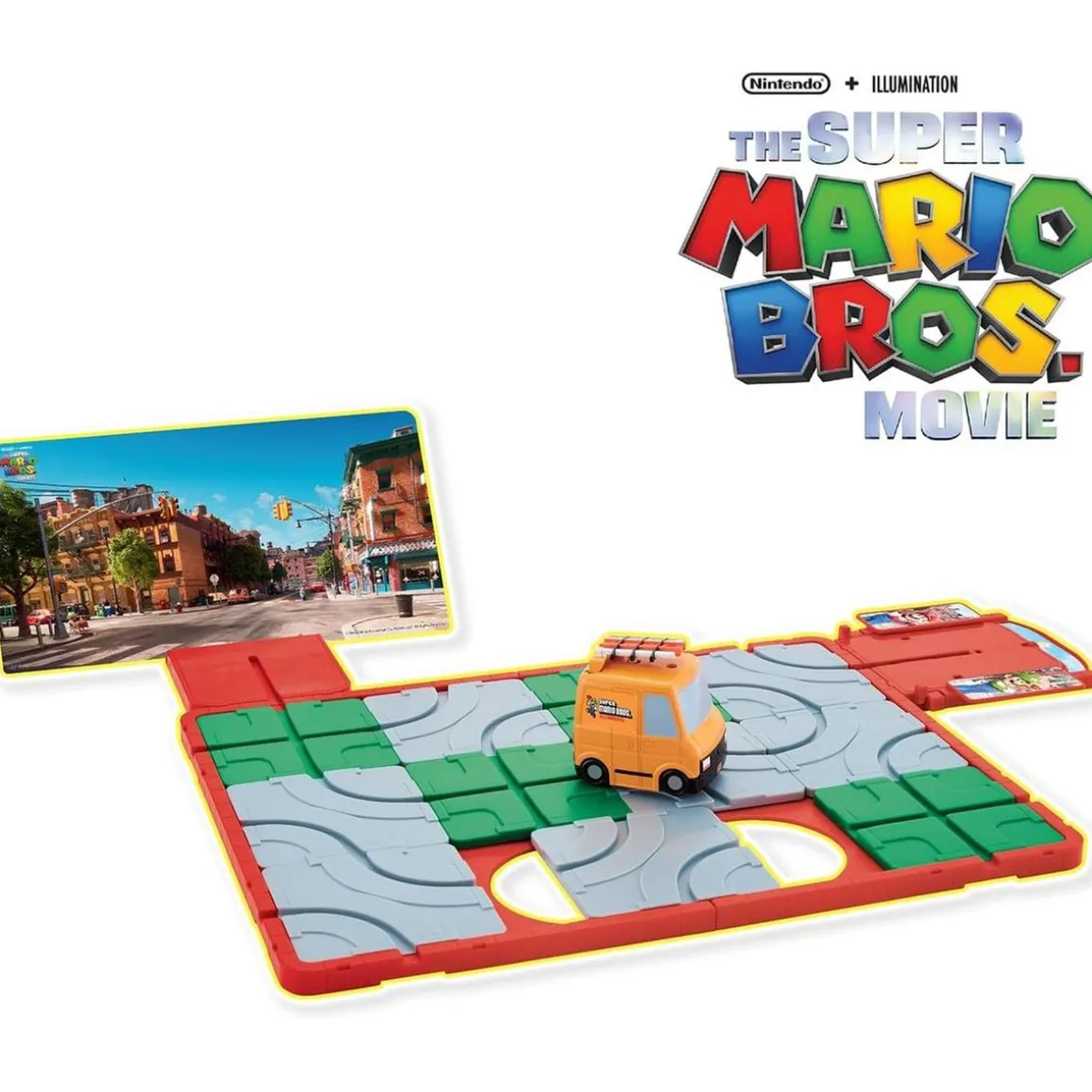 Super Mario - Juego de mesa Super Mario Route 'n Go ㅤ