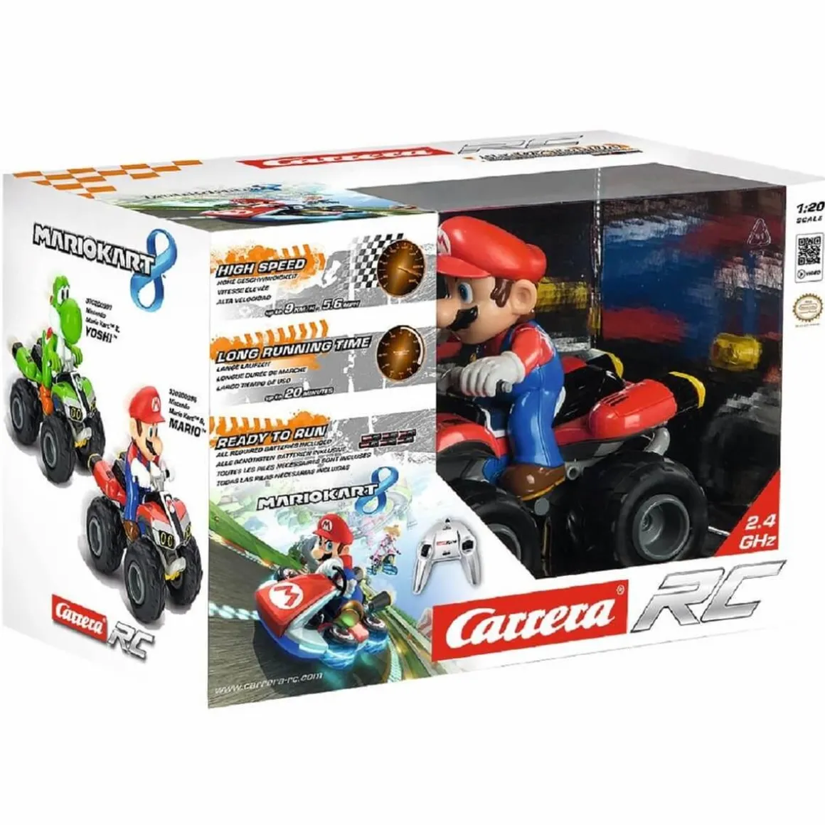 Super Mario - Mario Kart Quad Radiocontrol 1:20
