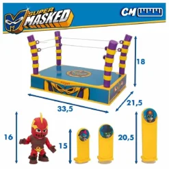 Super Masked - Ring de entrenamiento con figura