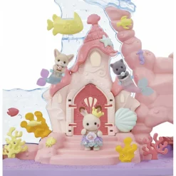 Sylvanian Families - Set de juguetes Castillo de Sirenas y Familias