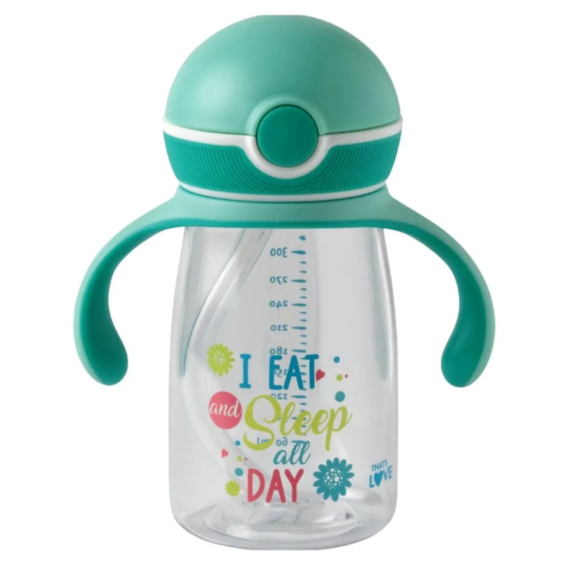 Taza Bebé 280 ml con Pajita