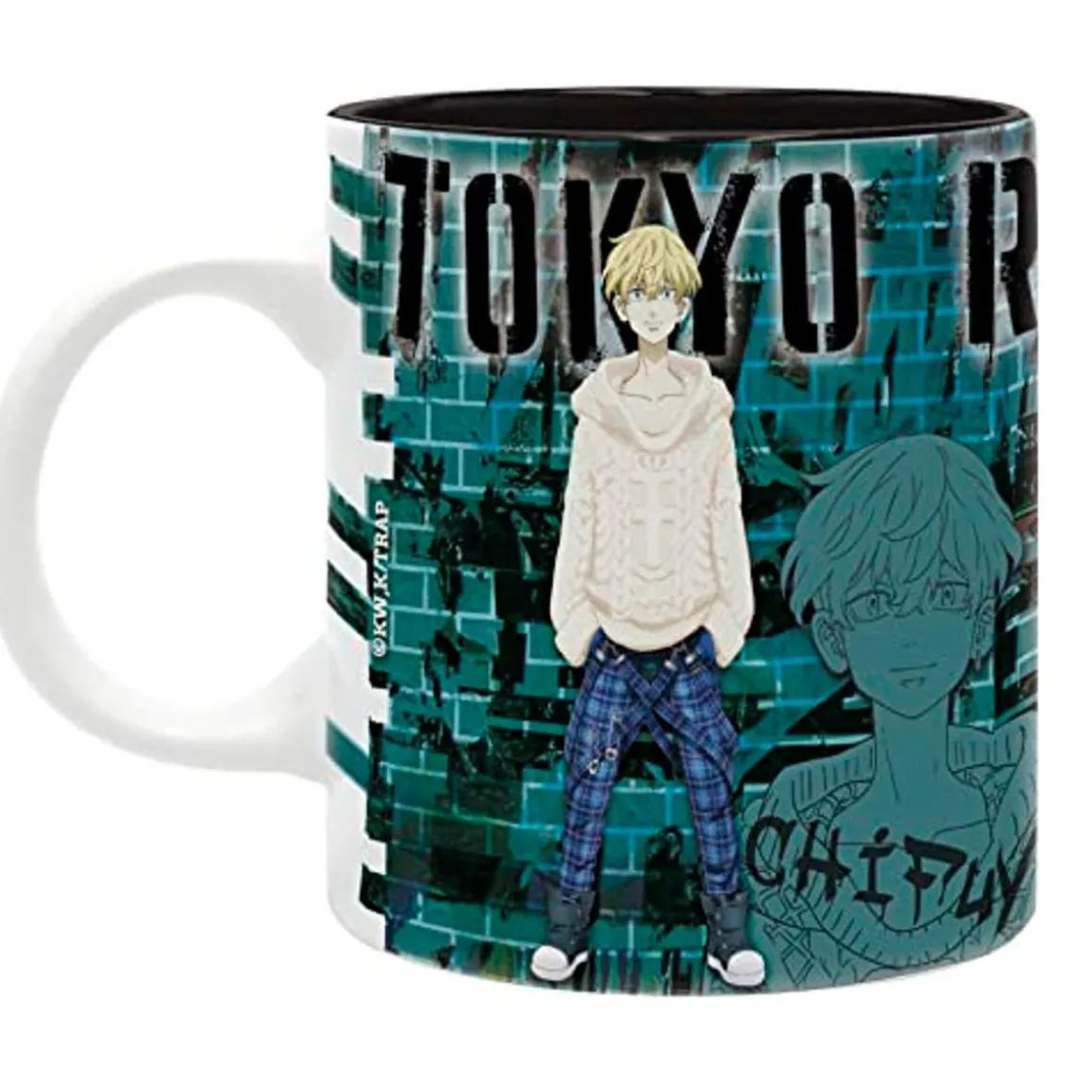 Taza Tokyo Revengers 320 ml, diseño Baji & Chifuyu ㅤ