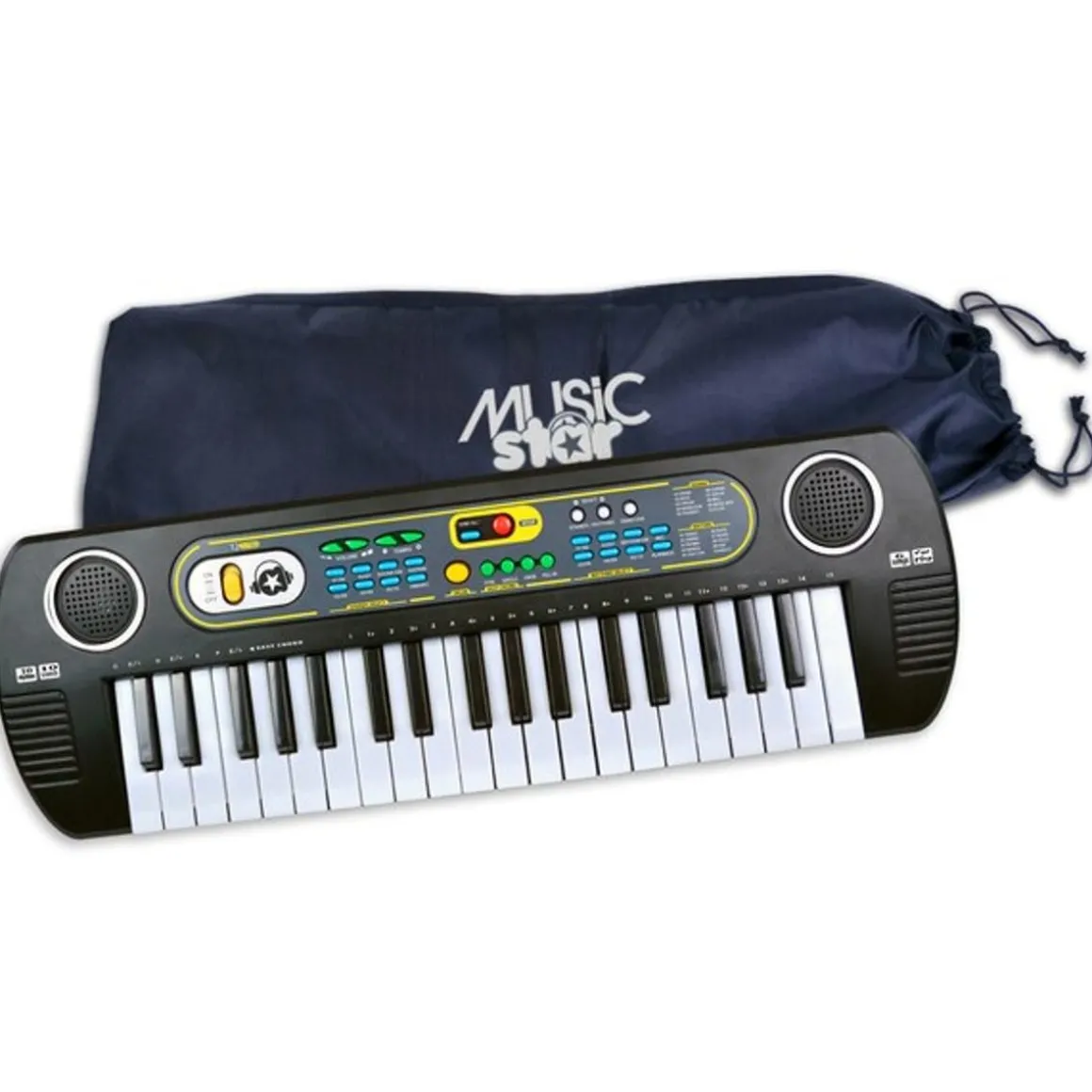 Teclado de piano electrónico con funda de almacenamiento ㅤ
