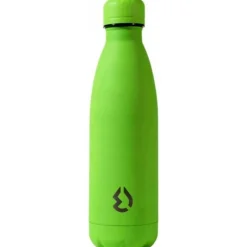 Termo de acero inoxidable en verde flúor
