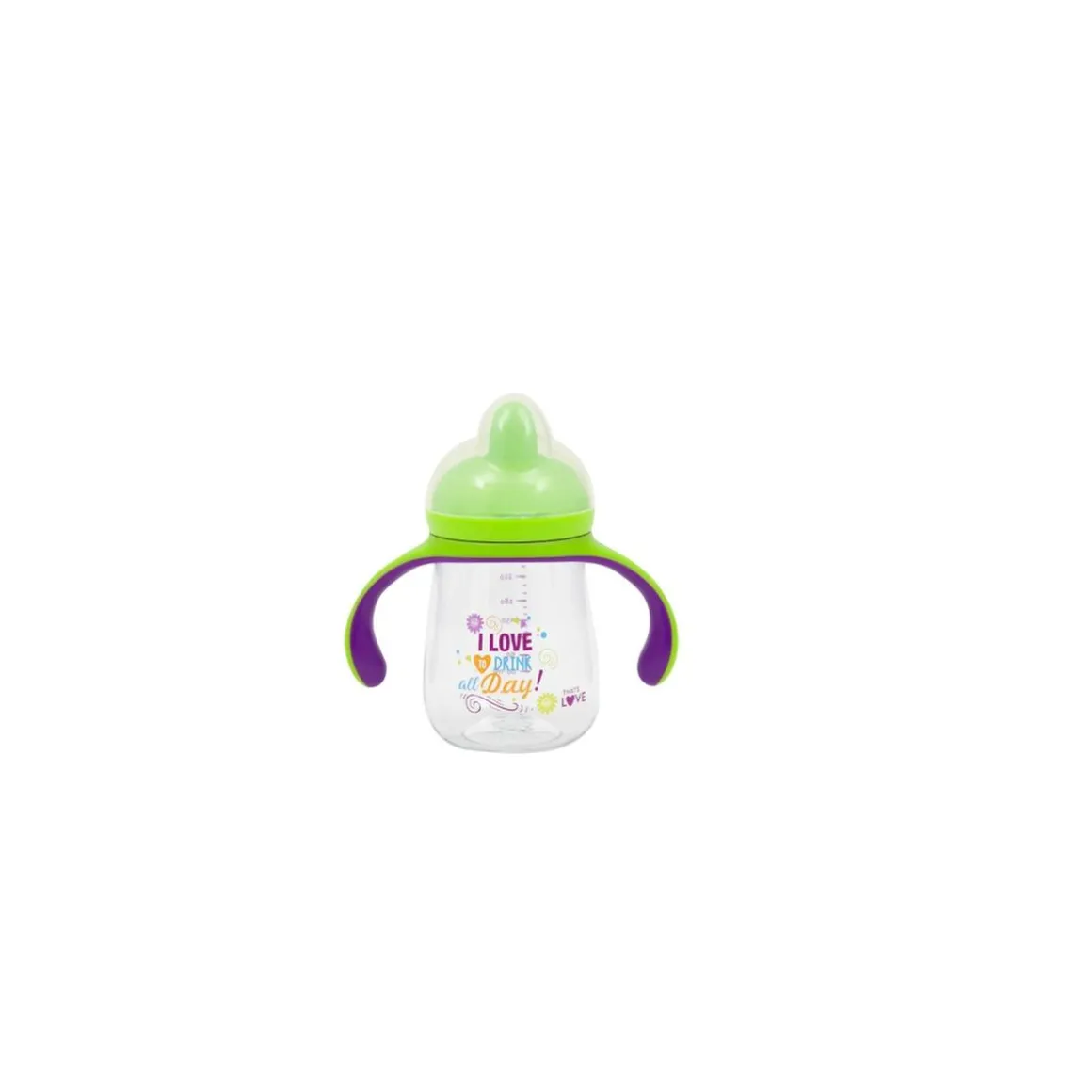 That's Love - Taza con boquilla de silicona 260ml +12m I love to drink all day