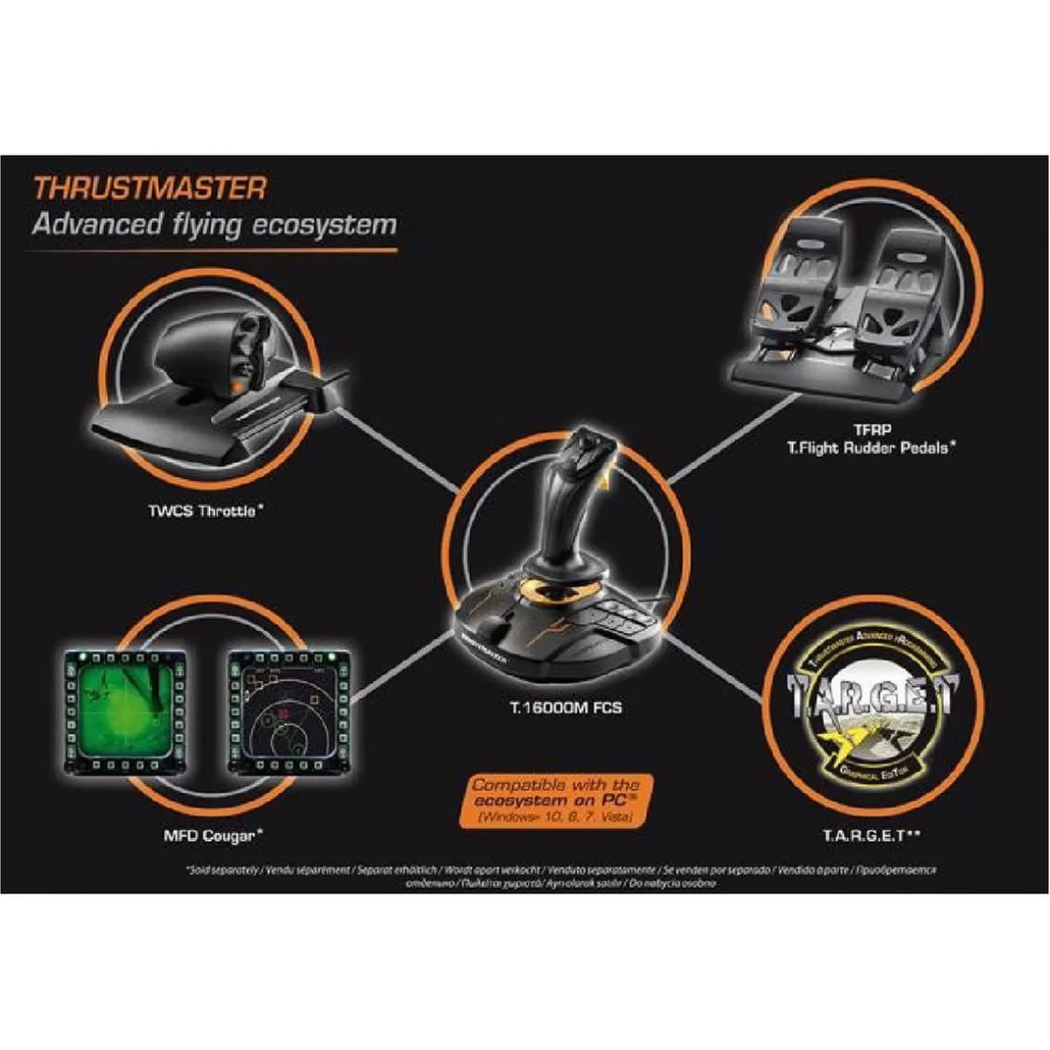 Thrustmaster - T.16000M FCS Joystick - PC