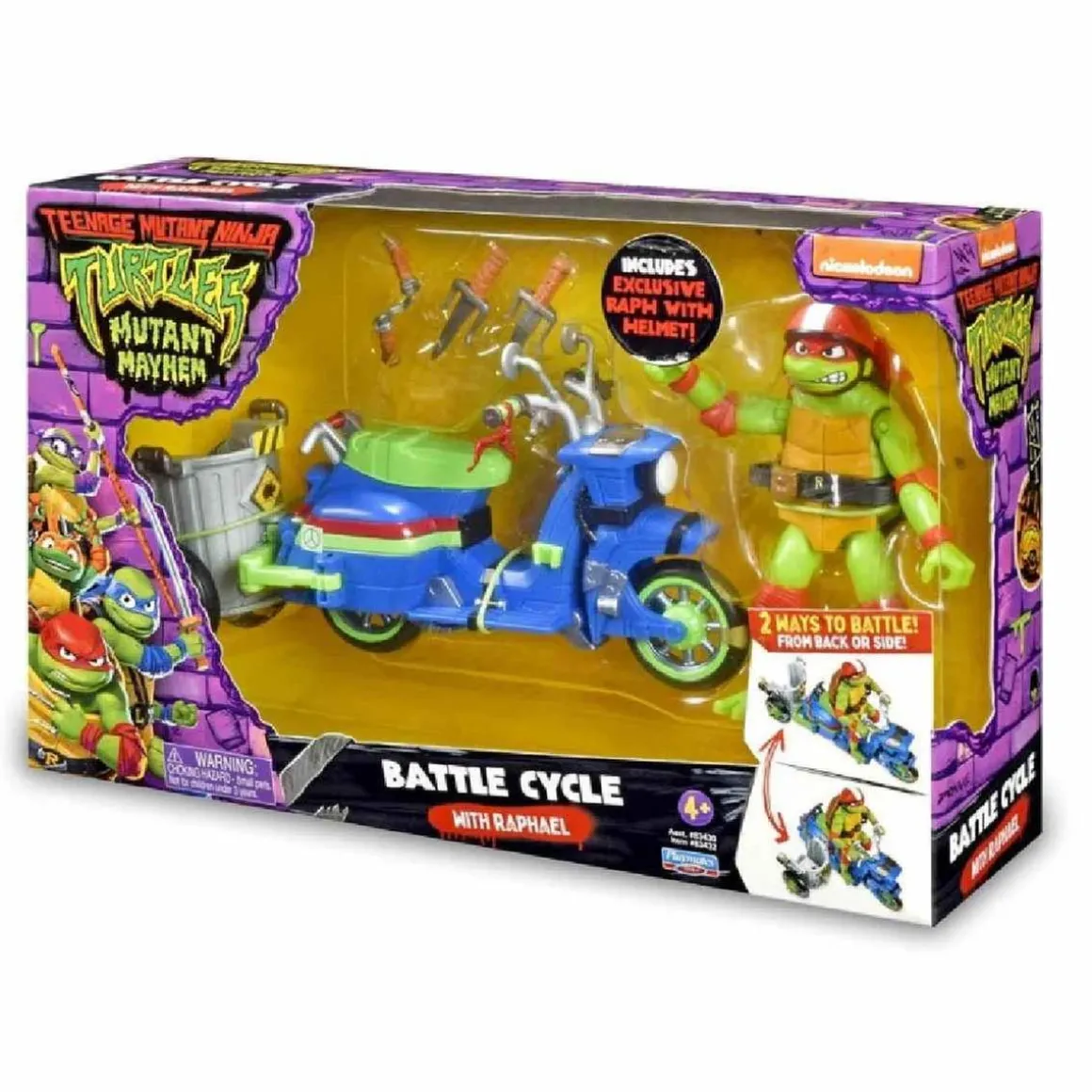 Tortugas Ninja - Vehículo con figura (Varios modelos)ㅤ