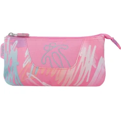 Totto - Estuche escolar 3 compartimentos Tablero Lilac