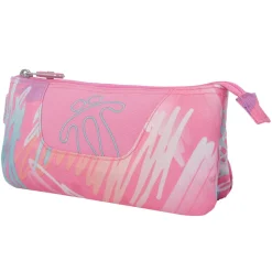 Totto - Estuche escolar 3 compartimentos Tablero Lilac