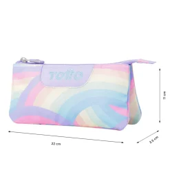 Totto - Estuche escolar arcoíris Tablero