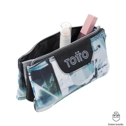 Totto - Estuche escolar postales y casetes Tablero
