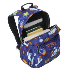 Totto - Mochila Acuareles Space Blue