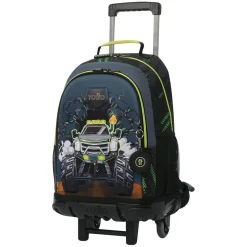 Totto - Mochila con ruedas Monster Race L