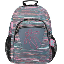 Totto - Mochila escolar adaptable a carro Acuareles multicolor Jaspeado